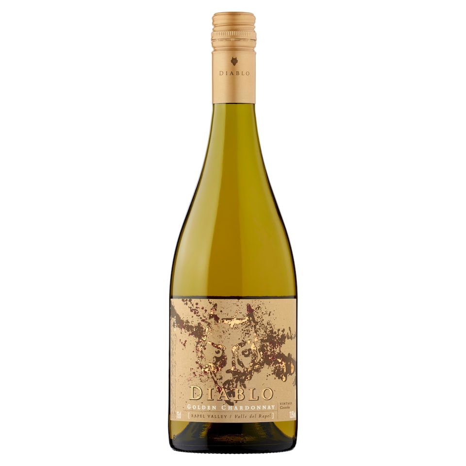 Diablo Golden Chardonnay White Wine 75Cl