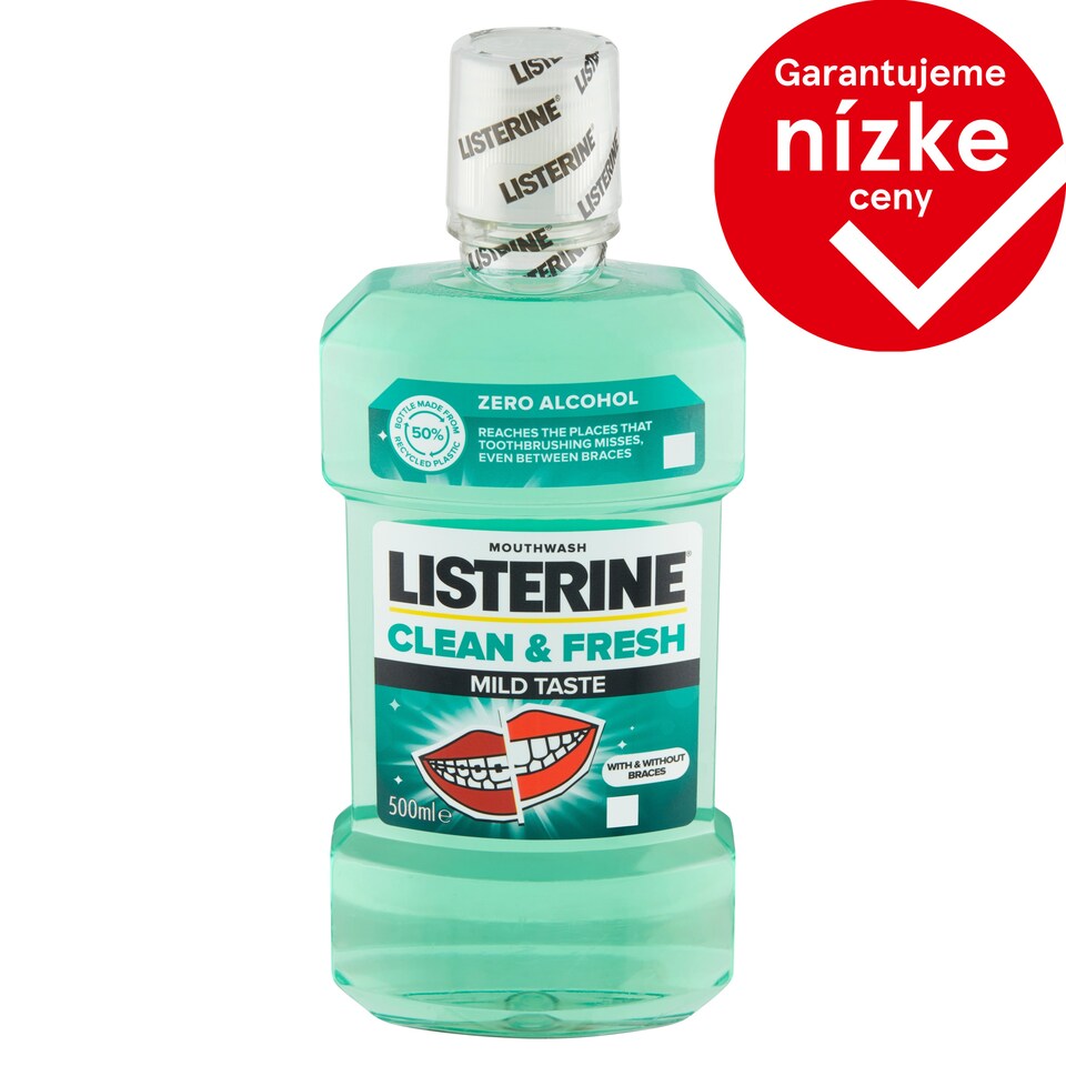 obrázok 1 z LISTERINE Clean & Fresh Mild Taste ústna voda 500 ml