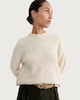 image 1 of F&F Seam Detail Jumper with Alpaca in Mink
