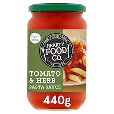 Hearty Food Co. Tomato & Herb Pasta Sauce 440G