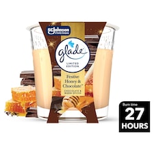 Glade Scented Candle Indulging Honey & Chocolate 112g 