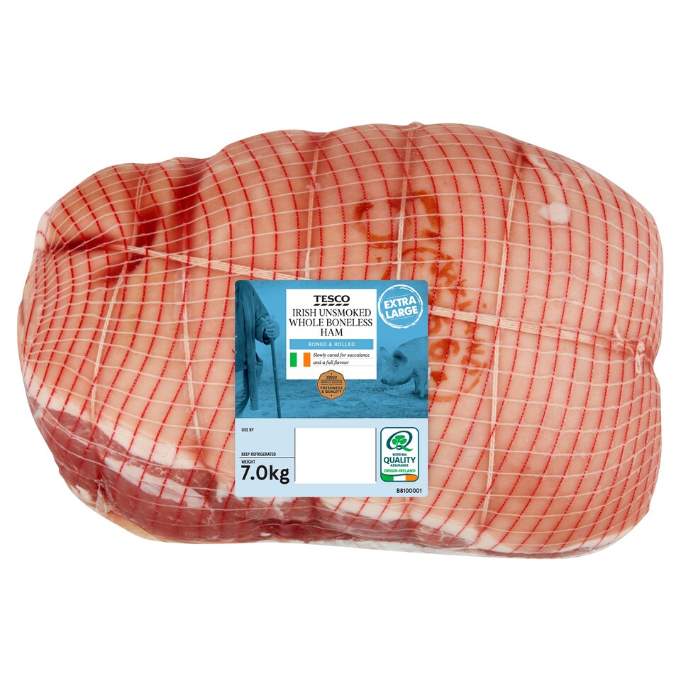 Tesco Irish Whole Boneless Ham 7Kg