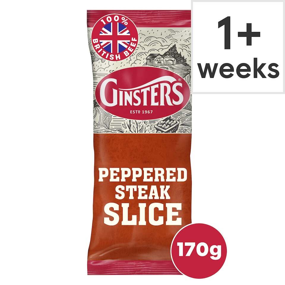 image 1 of Ginsters Peppered Steak Slice 170G
