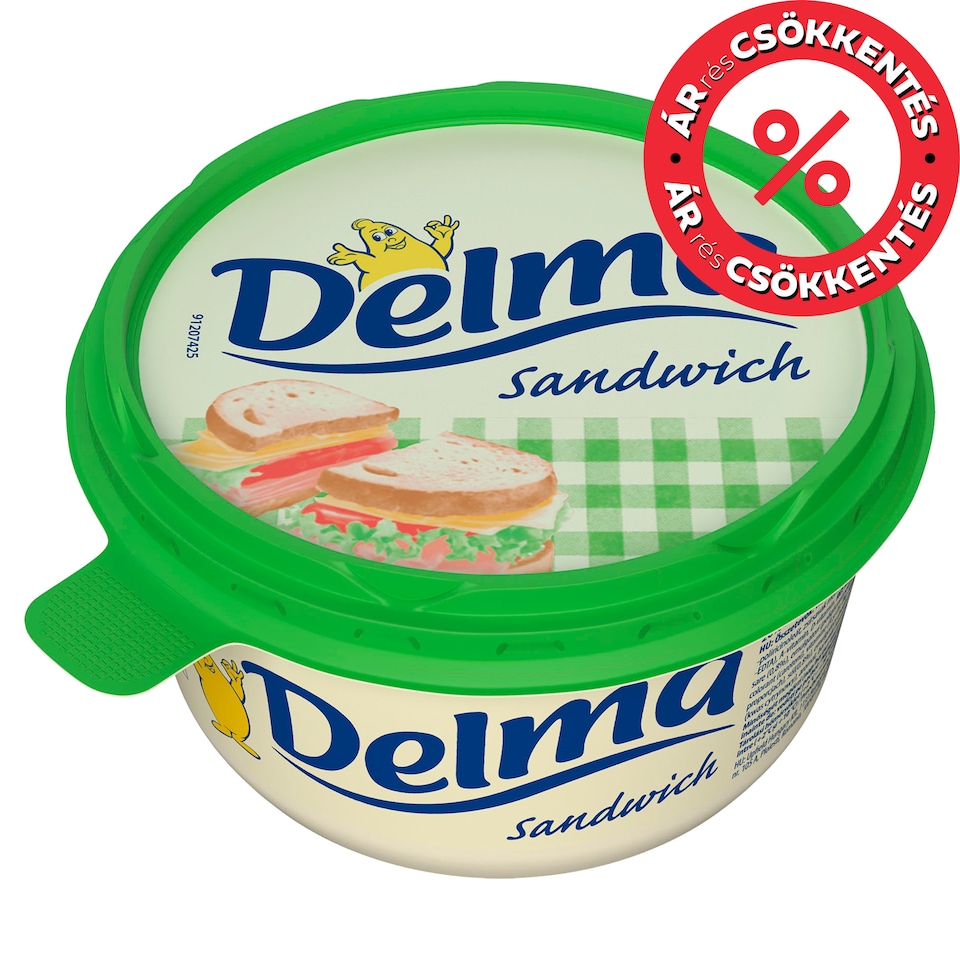 Delma Sandwich 20% zsírtartalmú margarin 450 g
