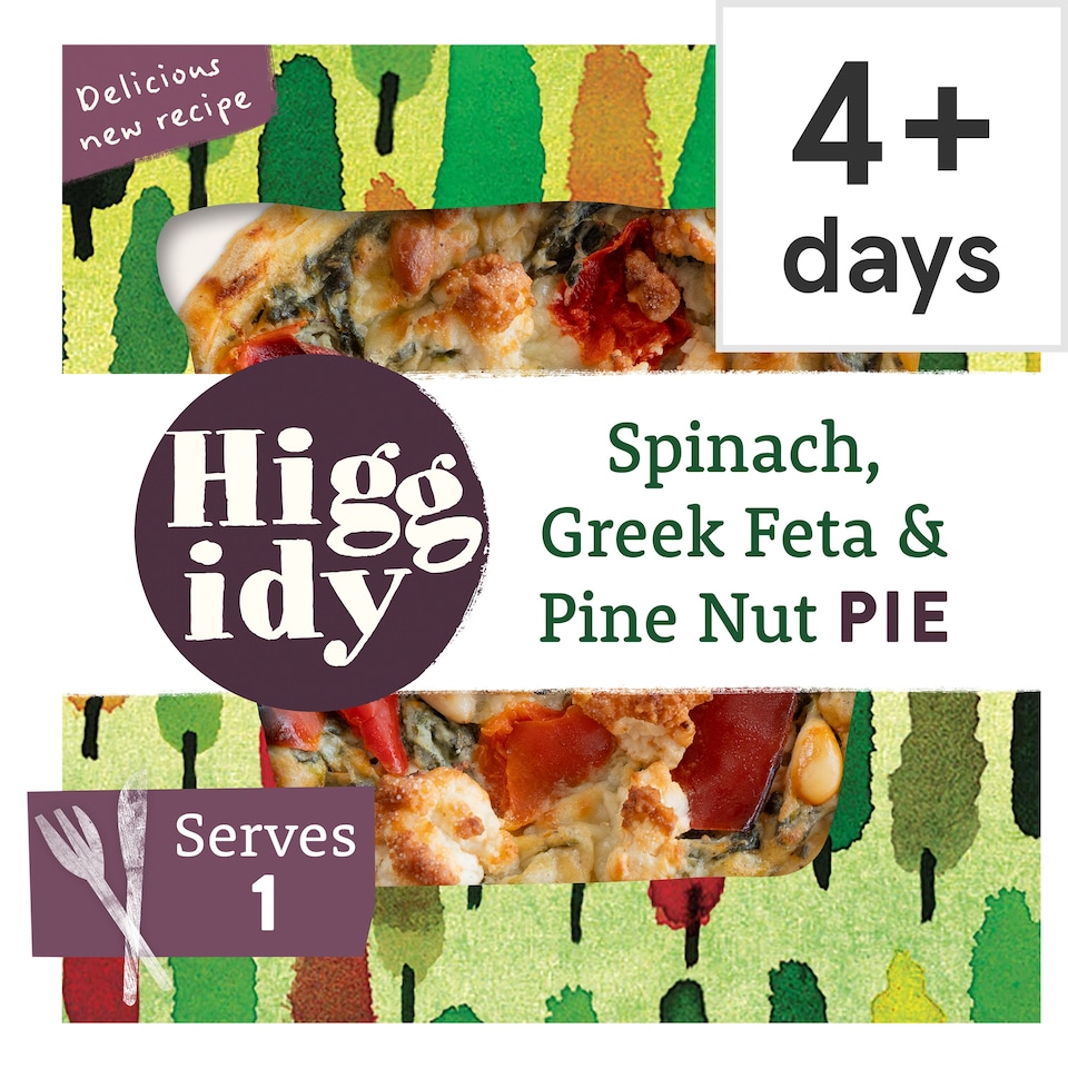 image 1 of Higgidy Spinach, Greek Feta & Pine Nut Pie  200g