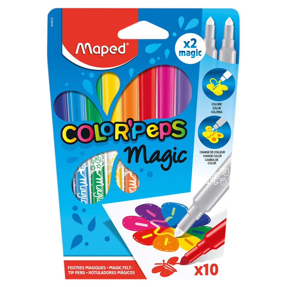 Maped Color' Peps Magic filctoll készlet 3,8 mm, 8 + 2 különböző szín