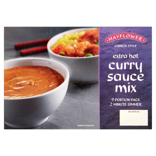 Mayflower Curry Sauce Mix Extra Hot 255G Tesco Groceries
