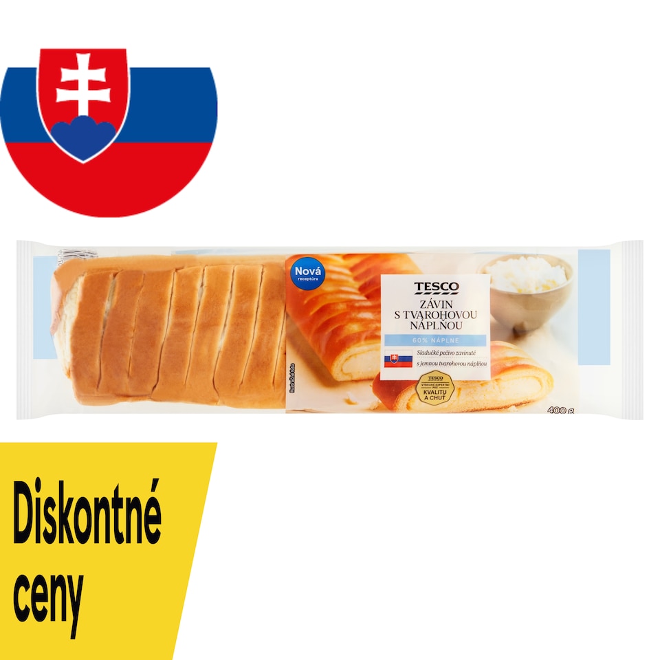 Tesco Strudel with Curd Filling 400 g