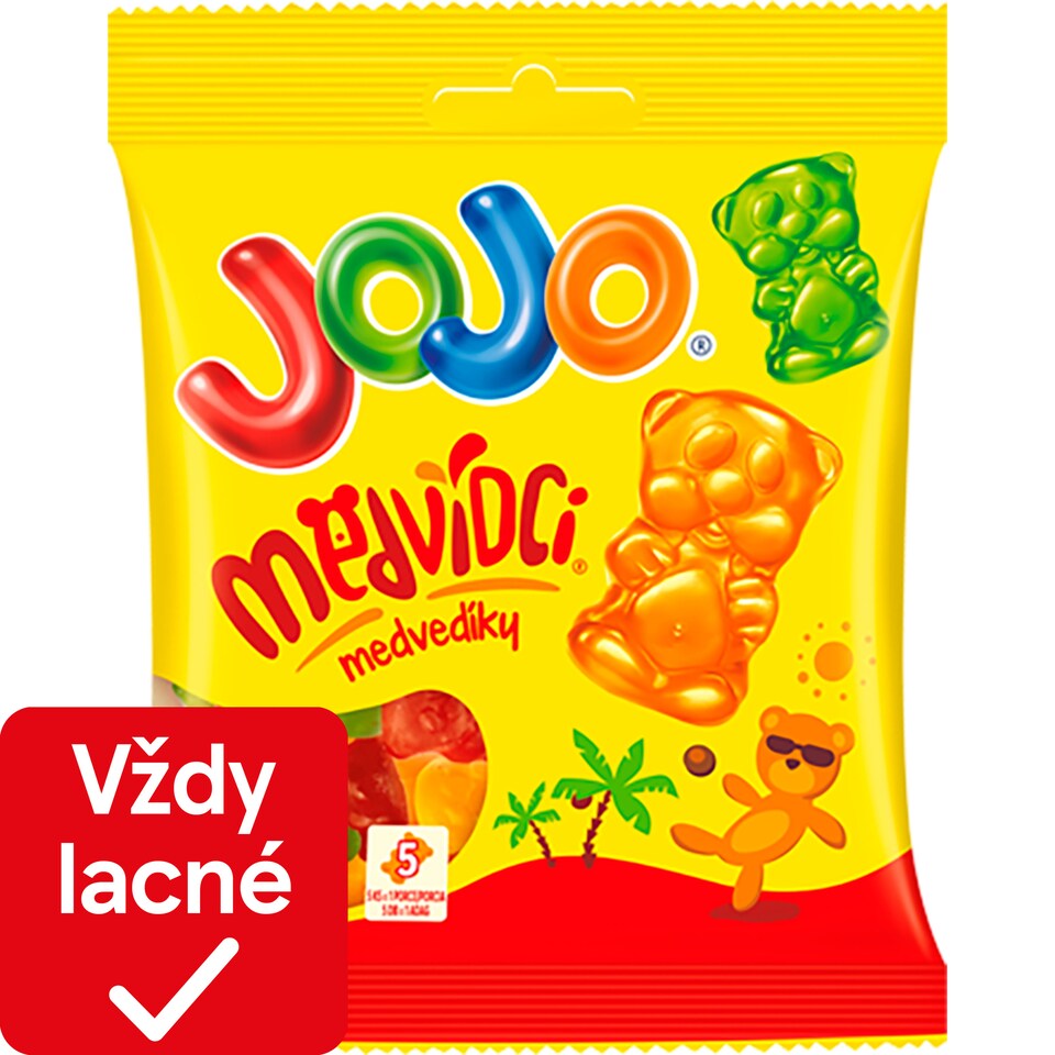 obrázok 1 z JOJO Medvedíky želé cukríky s ovocnými príchuťami 80 g