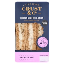 Crust & Co Chicken, Stuffing and Bacon Triple Sandwich 251g