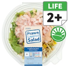 Tesco Prawn Layered Salad 380G
