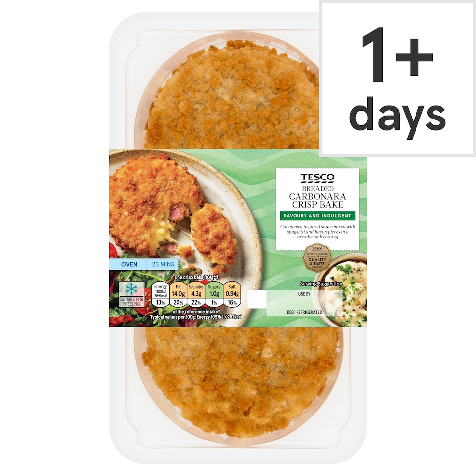 Tesco Carbonara Crisp Bake 227g