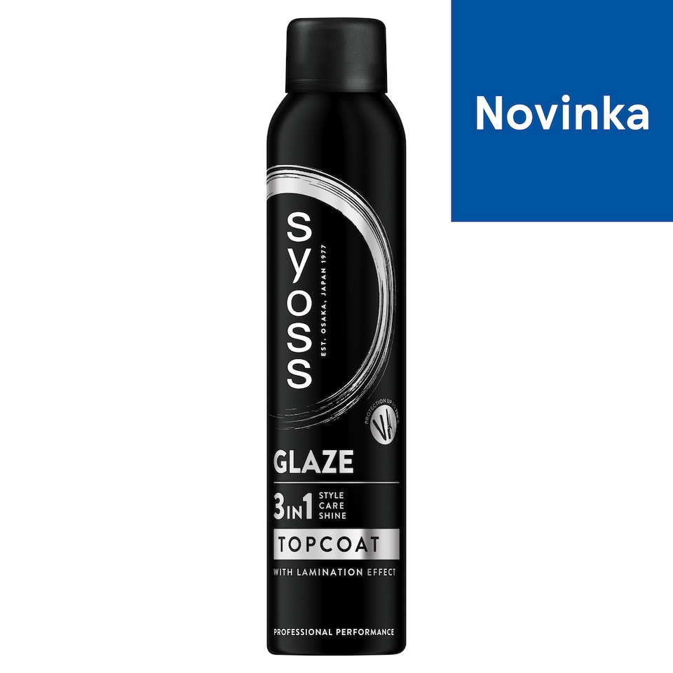 Syoss Glaze Topcoat 3v1 lesk na vlasy 200 ml