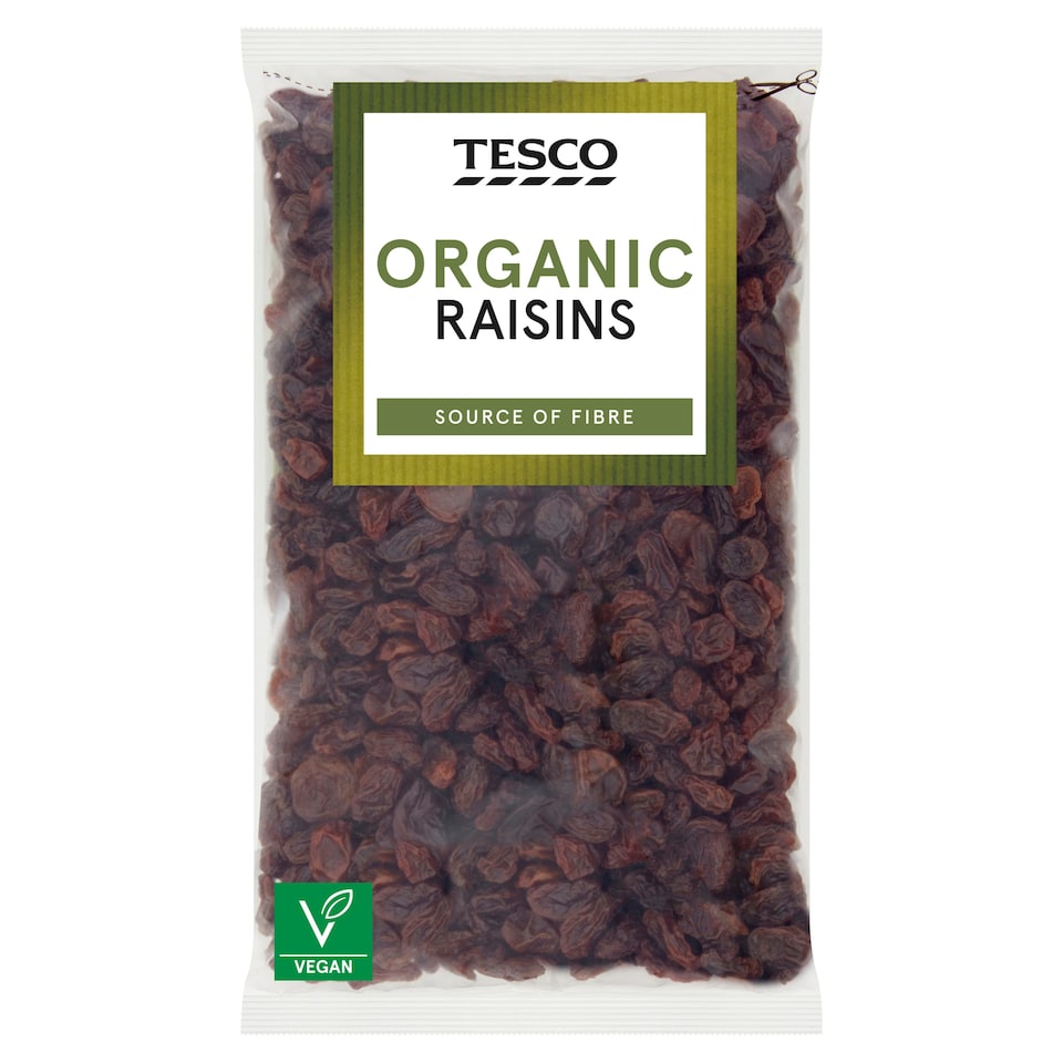 Tesco Organic Raisins 375G