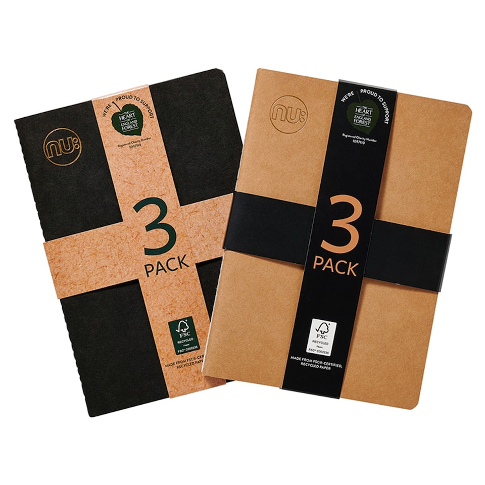Nu Kraft A5 Exercise Books 3Pck