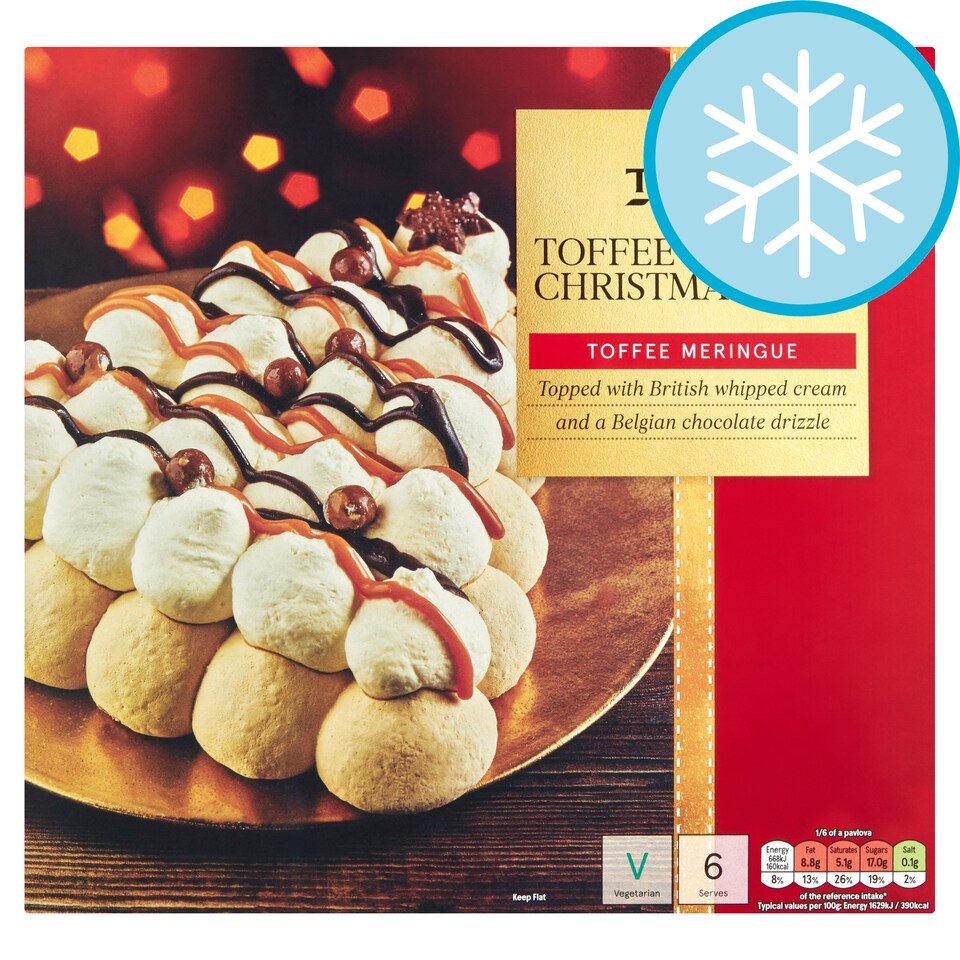 Tesco Toffee Pavlova Tree 248G
