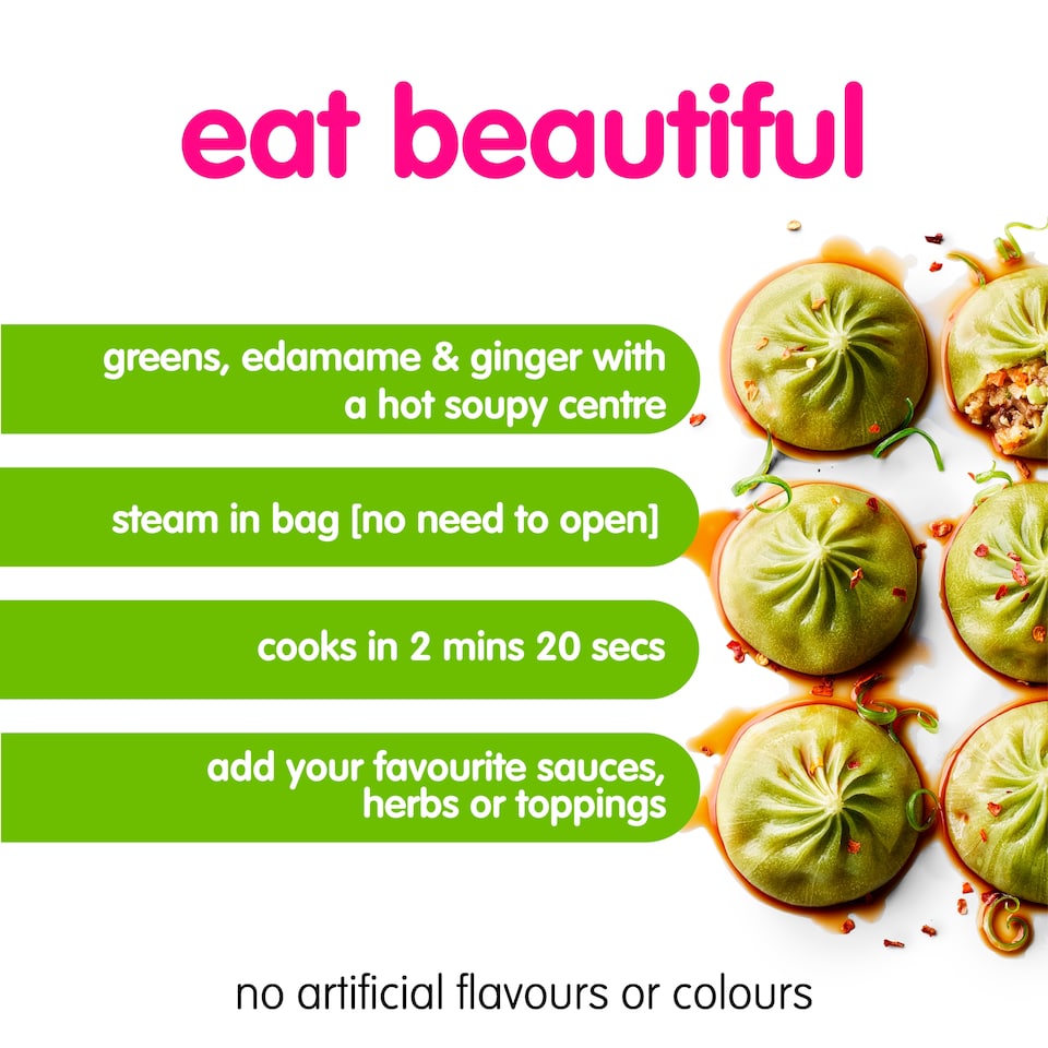 image 1 of itsu 6 vegetable soup dumplings 168g