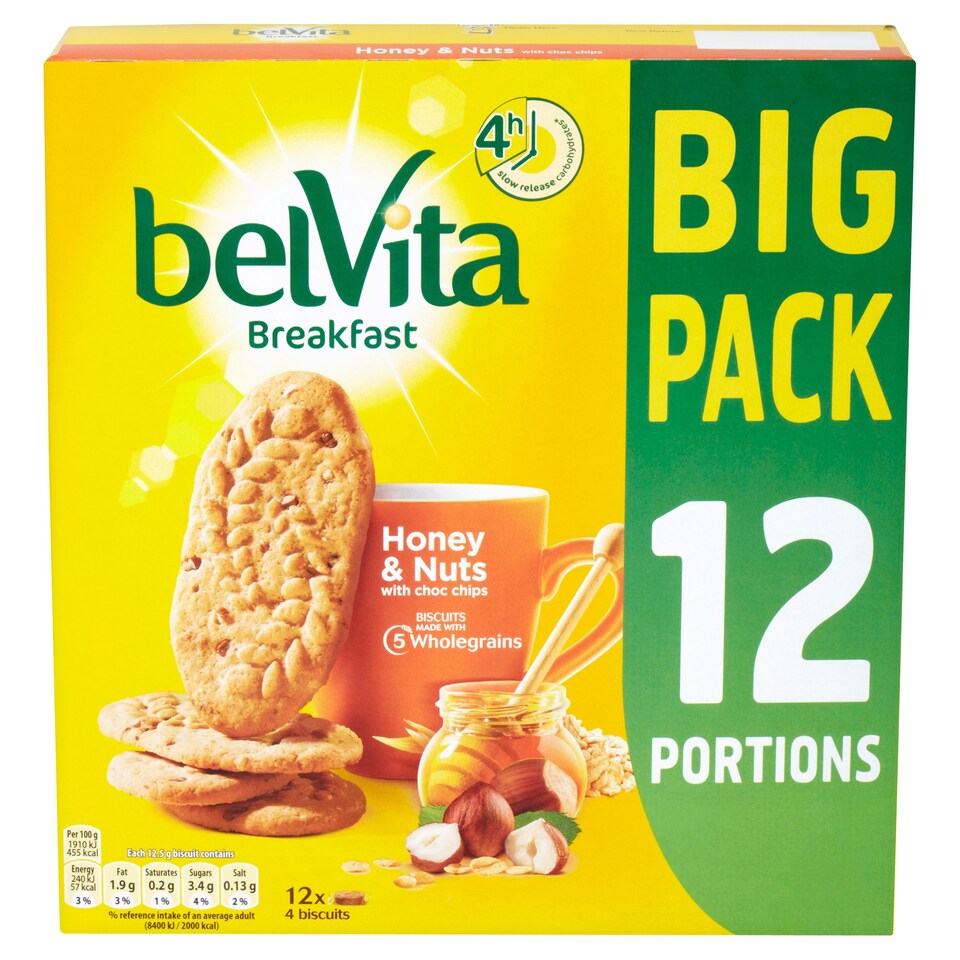 Belvita Honey And Nuts Biscuits 600G