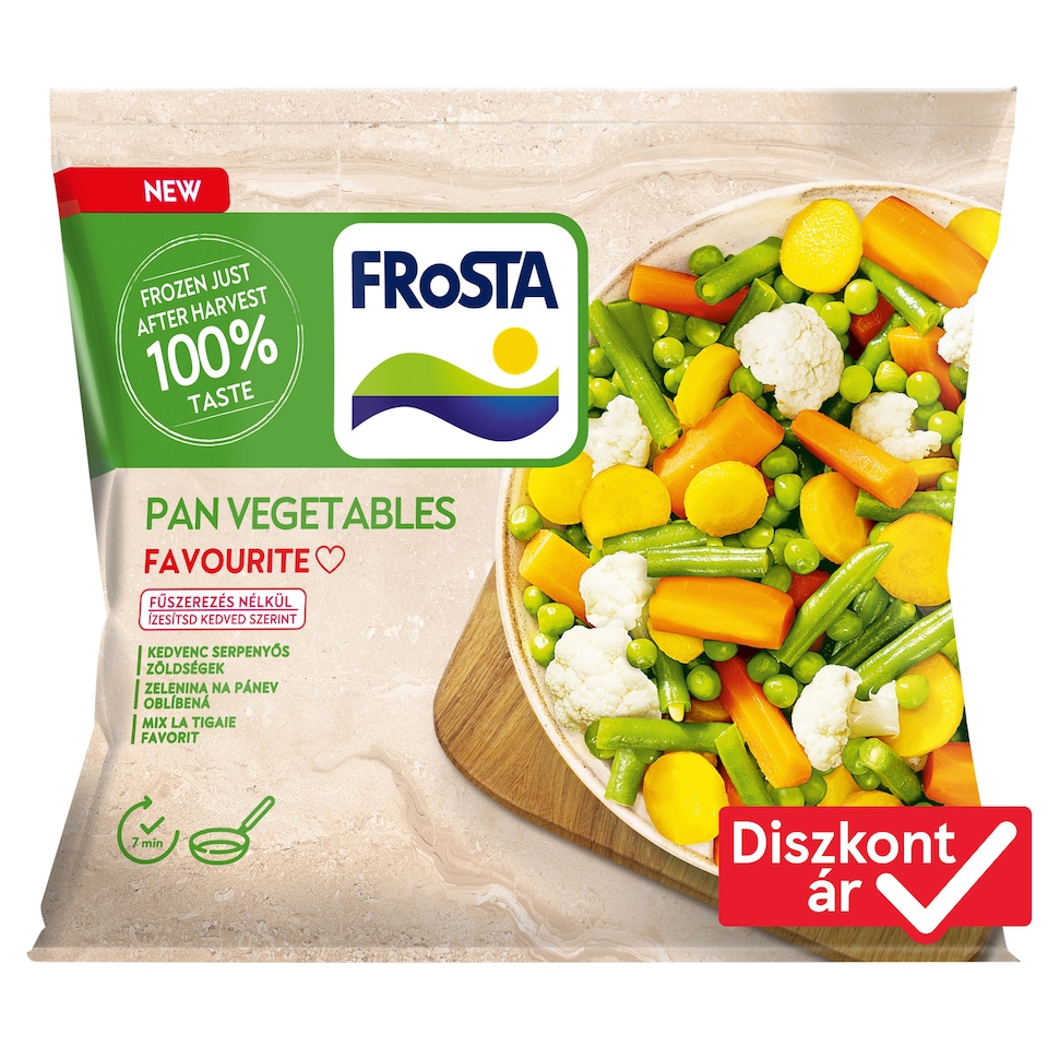FRoSTA gyorsfagyasztott kedvenc serpenyős zöldségek 400 g