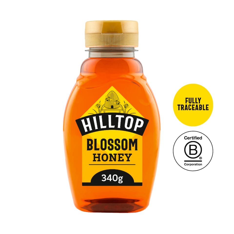 image 1 of Hilltop Squeezy Blossom Honey 340G