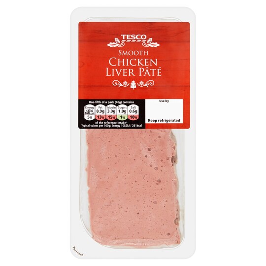 Tesco Chicken Liver Pate 200g Tesco Groceries