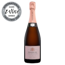 Tesco Finest Premier Cru Rose Champagne 75Cl