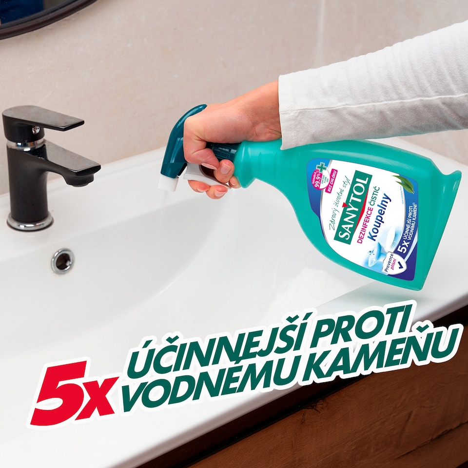 image 1 of Sanytol Disinfection Bathroom Cleaner Pure 500 ml