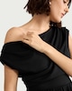image 2 of F&F Draped Midi Dress in Black