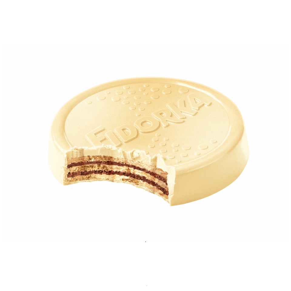 image 1 of Opavia Fidorka White with Chocolate Filling, Wafer, Yellow 30 g