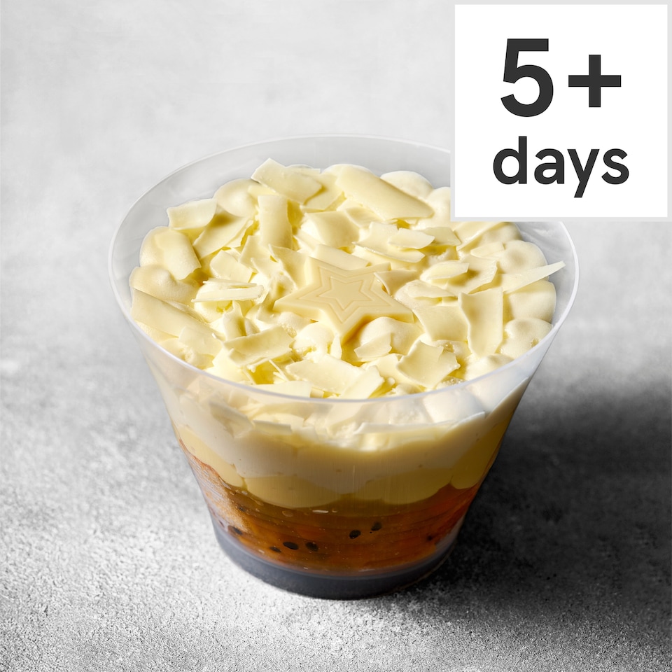 79. Tesco Finest Peach & Passion Fruit Mimosa Trifle Normal 780g (Serves 8)