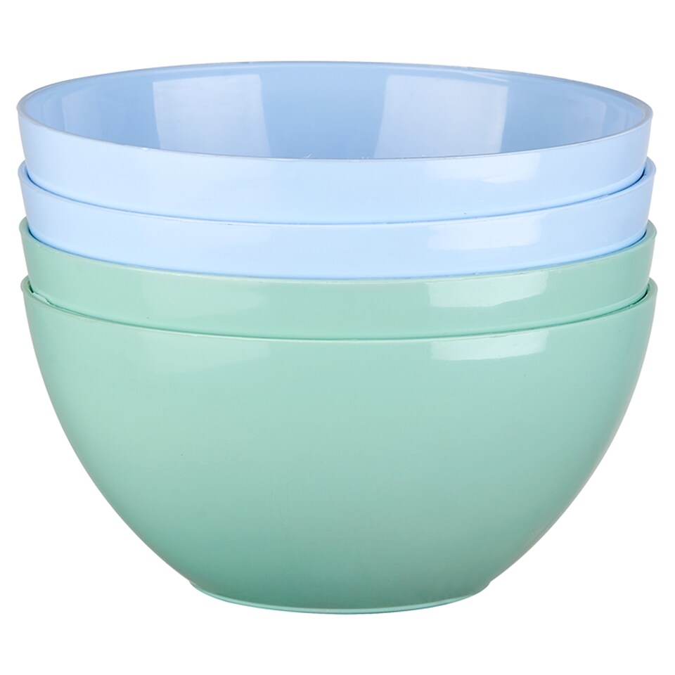 Tesco Reusable Bowls Mixed Colours 4 Pack