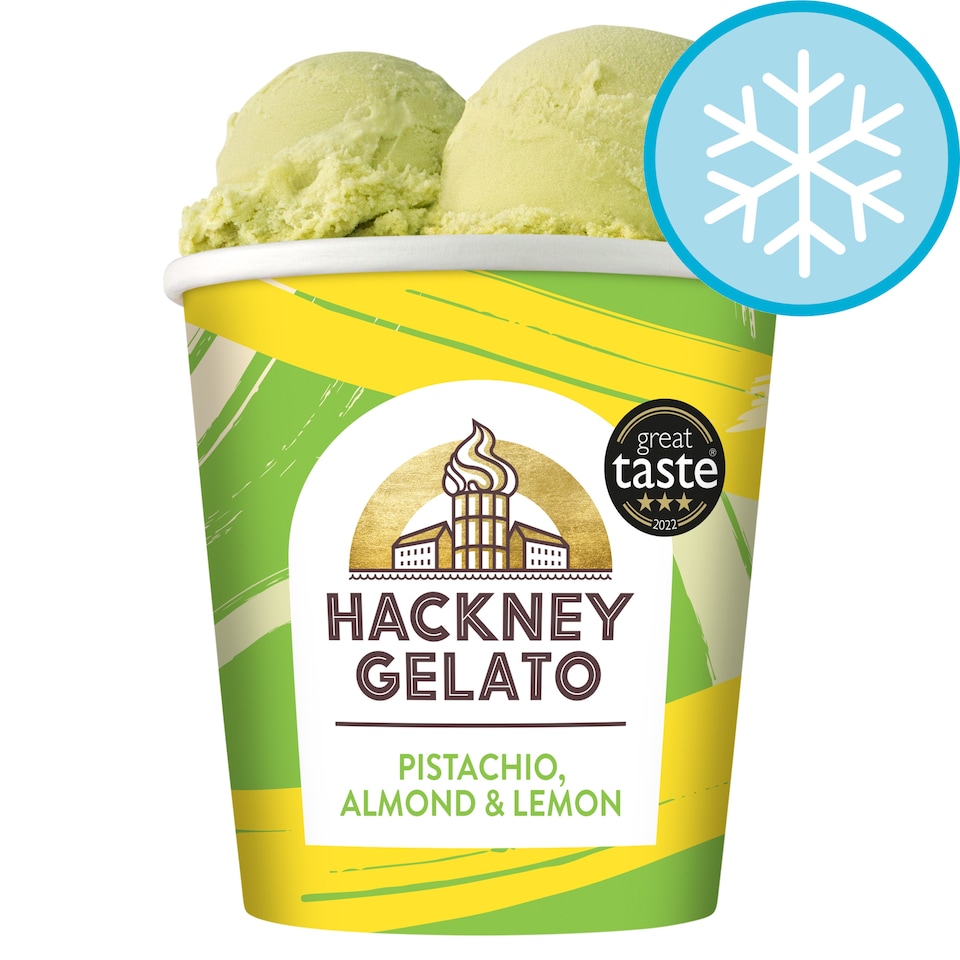 Hackney Gelato Pistachio, Almond & Lemon 460ml