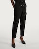 image 1 of F&F Ultra Comfort Cuffed Cargo Trousers in Black