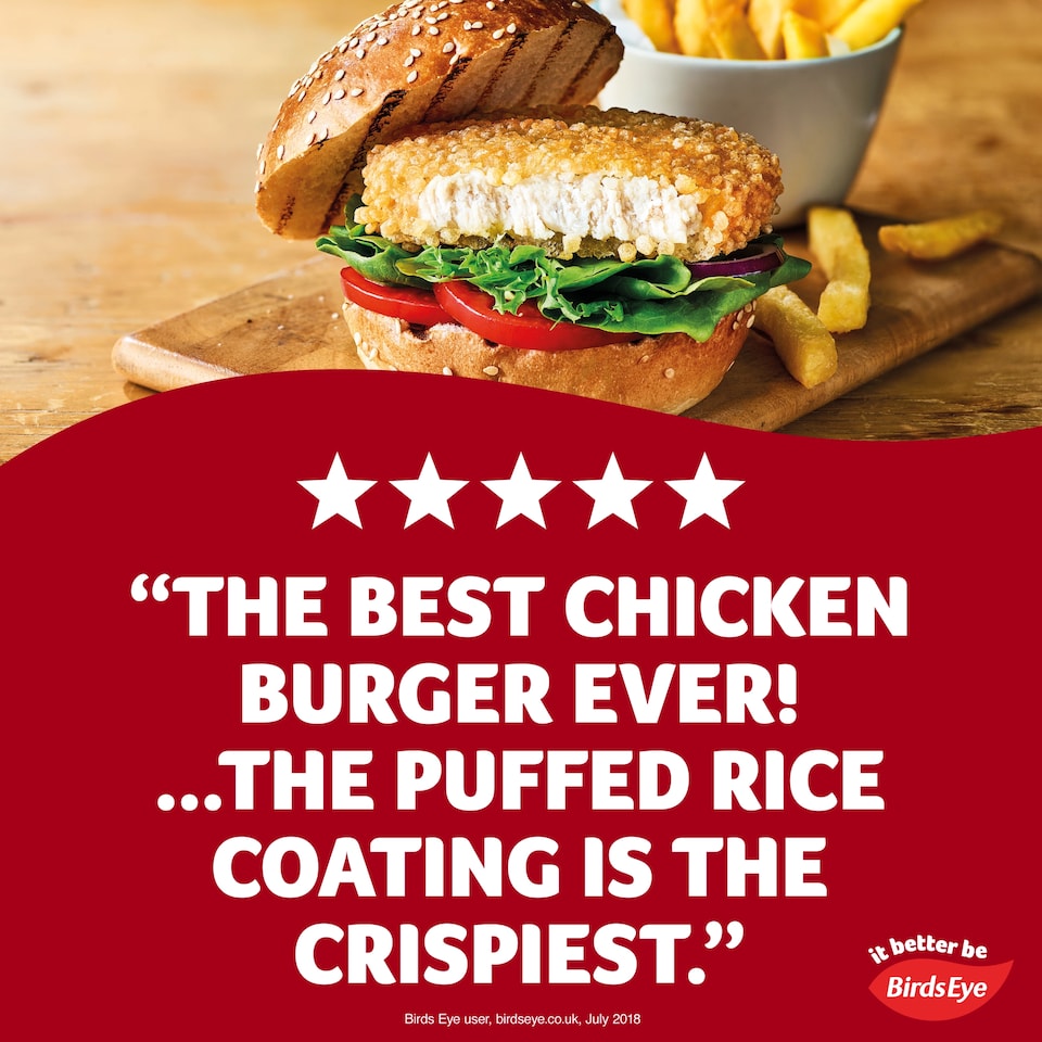 image 1 of Birds Eye Chicken Quarter Pounders 4 Pack 454g