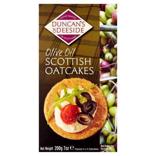 Duncans Olive Oil Oatcakes 200G Tesco Groceries
