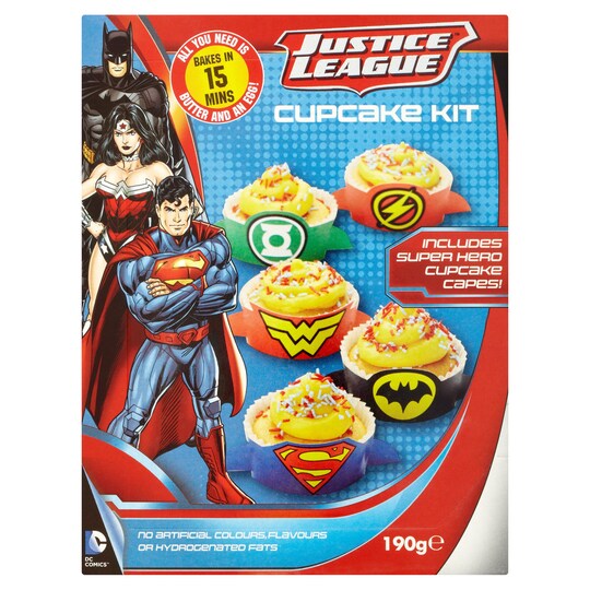 image 1 of Dc Justice League Cupcake Kit 190G