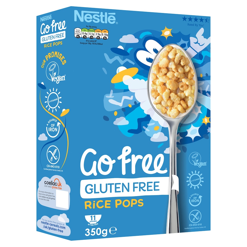 image 1 of Nestle GoFree Crisp Rice Cereal 350g
