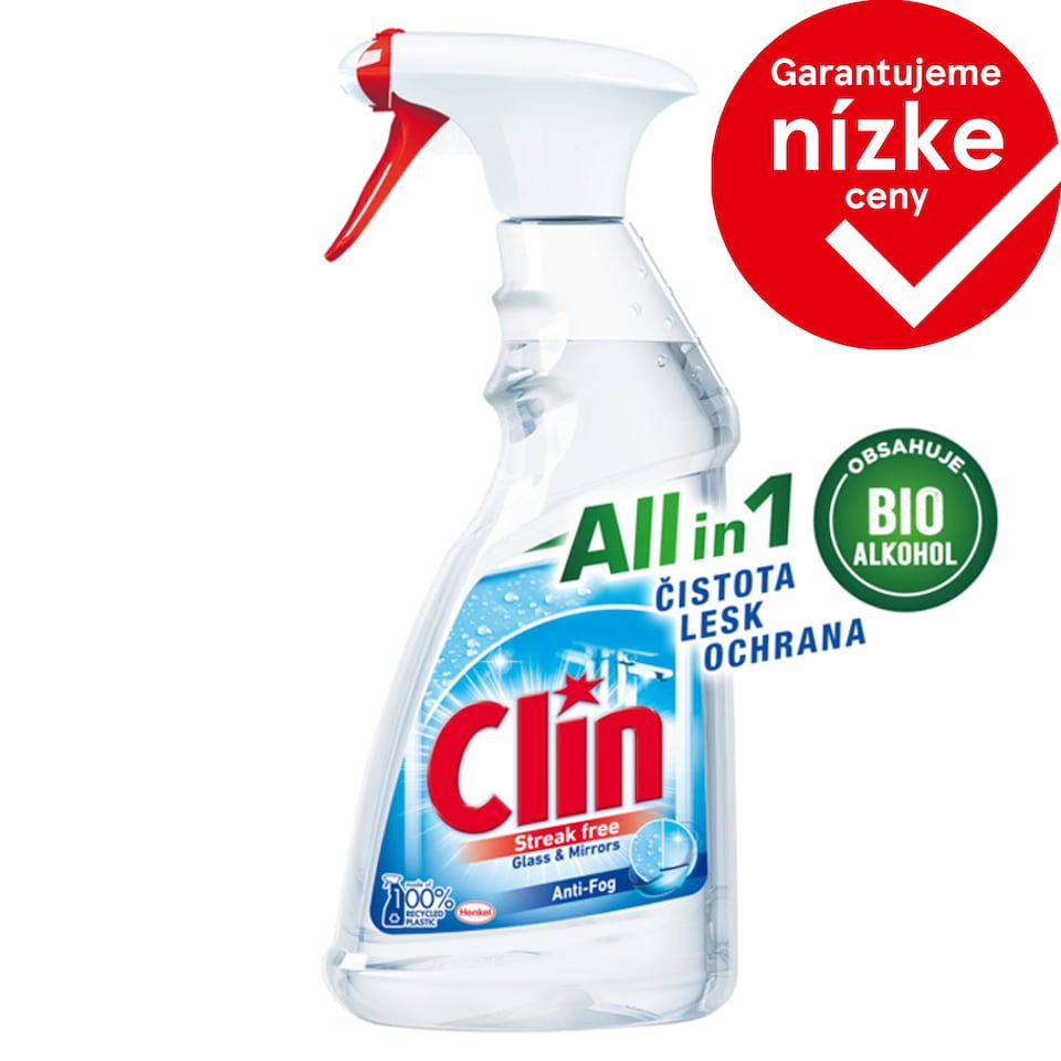 Clin Antifog Cleaner for Hard Surfaces 500 ml