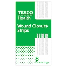 Tesco Health Assorted Skin Closure Strips 8s