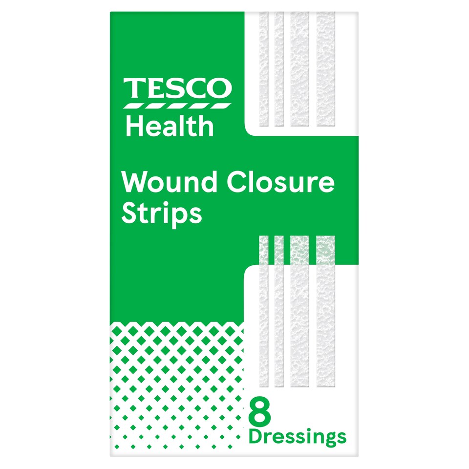 Tesco Health Assorted Skin Closure Strips 8s