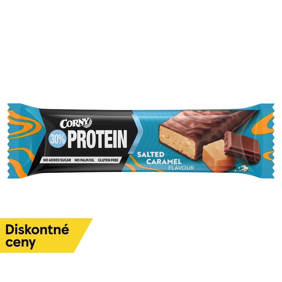 obrázok 1 z CORNY proteínová tyčinka 30% slaný karamel 50 g