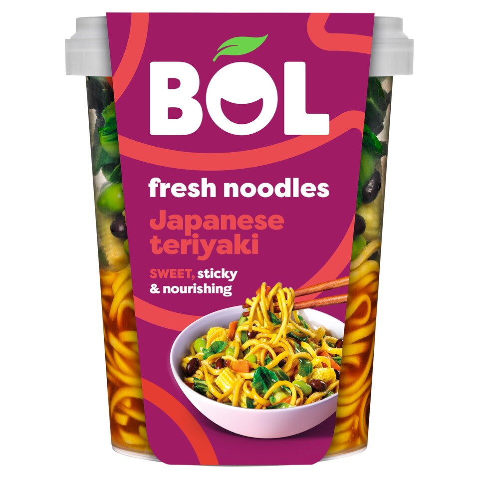 Bol Posh Noodles Sweet & Sticky Teriyaki Udon 360G