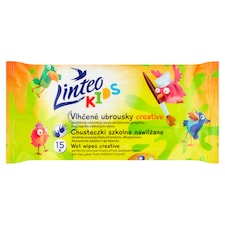 Linteo Kids Creative Wet Wipes 15 pcs