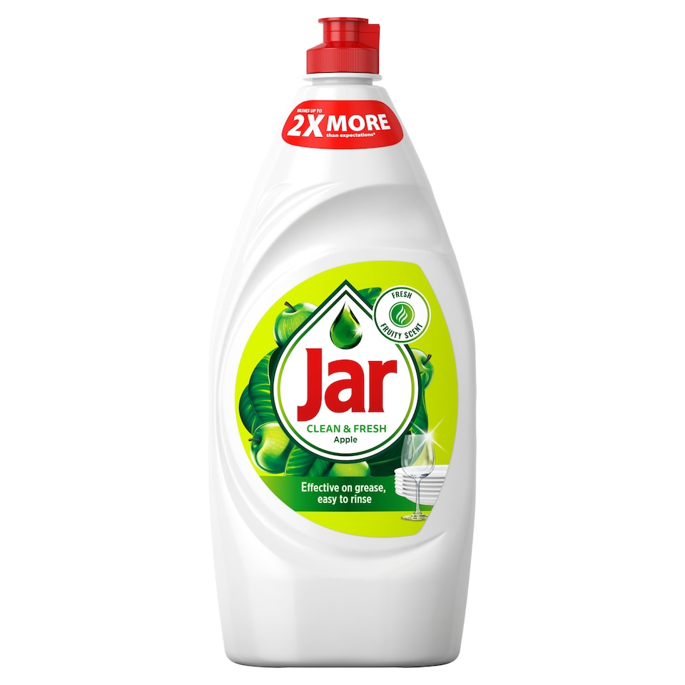 image 1 of Jar Clean & Fresh Apple Prostriedok Na Umývanie Riadu Pre Žiarivo Čistý Riad 900ml