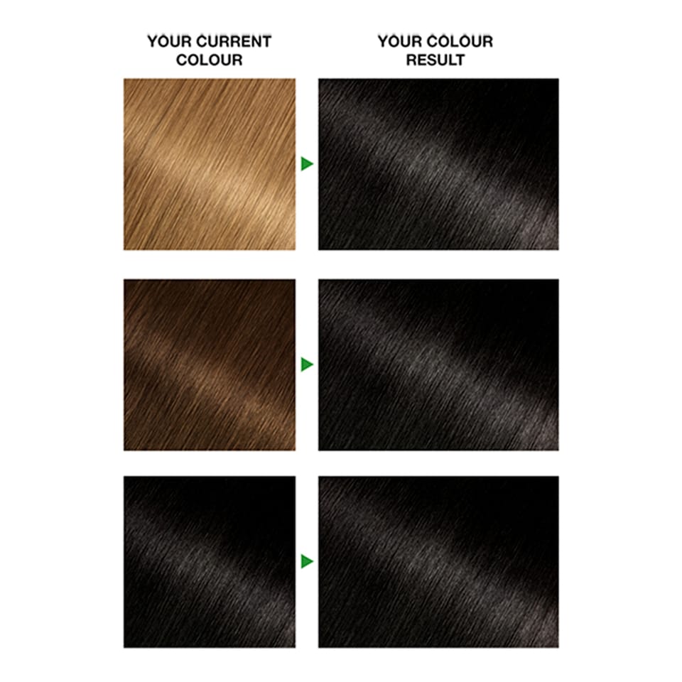 image 1 of Garnier Nutrisse Creme Permanent Hair Colour - Black