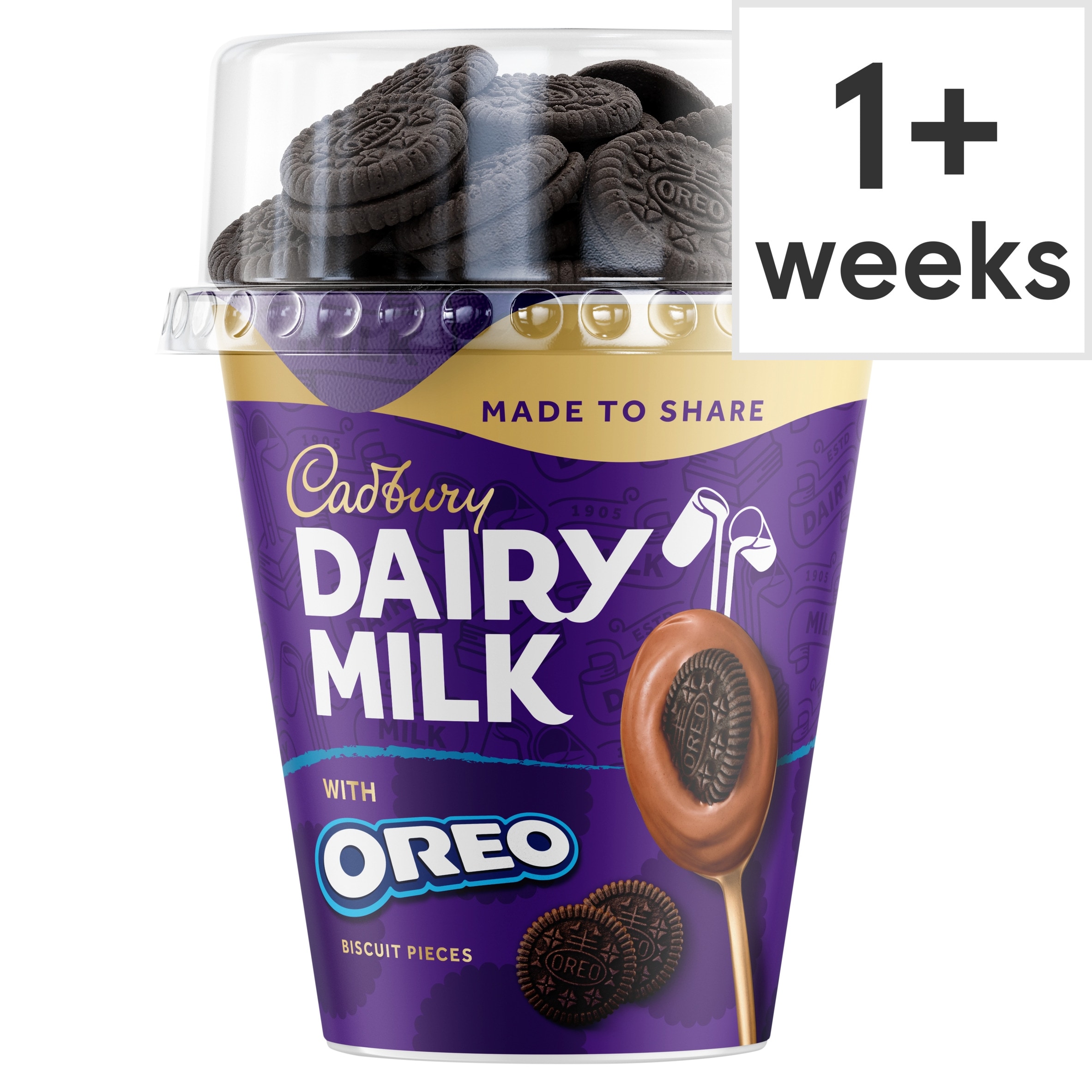 Cadbury Dairy Milk Chocolate Dessert with Oreo Biscuit Pieces 345g