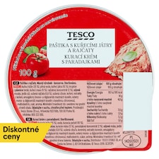 Tesco Kurací krém s paradajkami 100 g