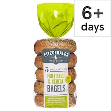 Fitzgeralds Multiseed & Cereal Bagels 425G