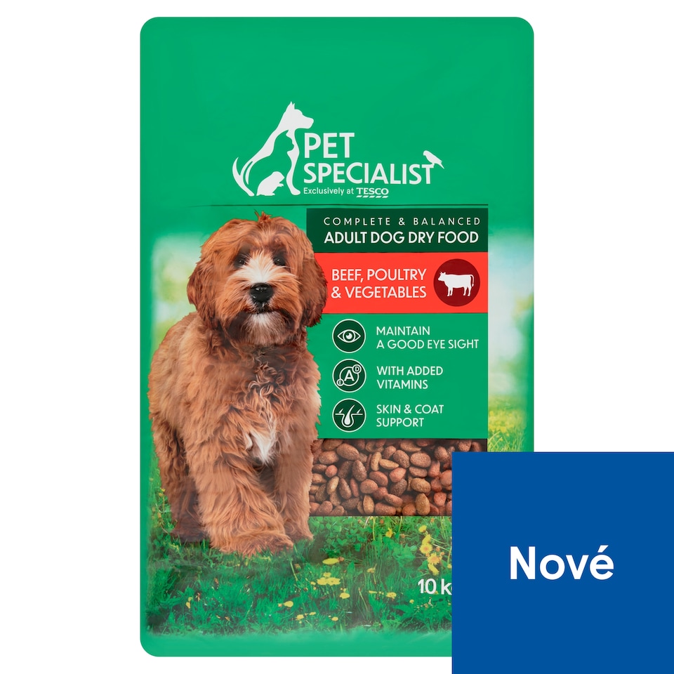 Pet Specialist Kompletní krmivo pro dospělé psy s hovězím, drůbežím a zeleninou 10kg