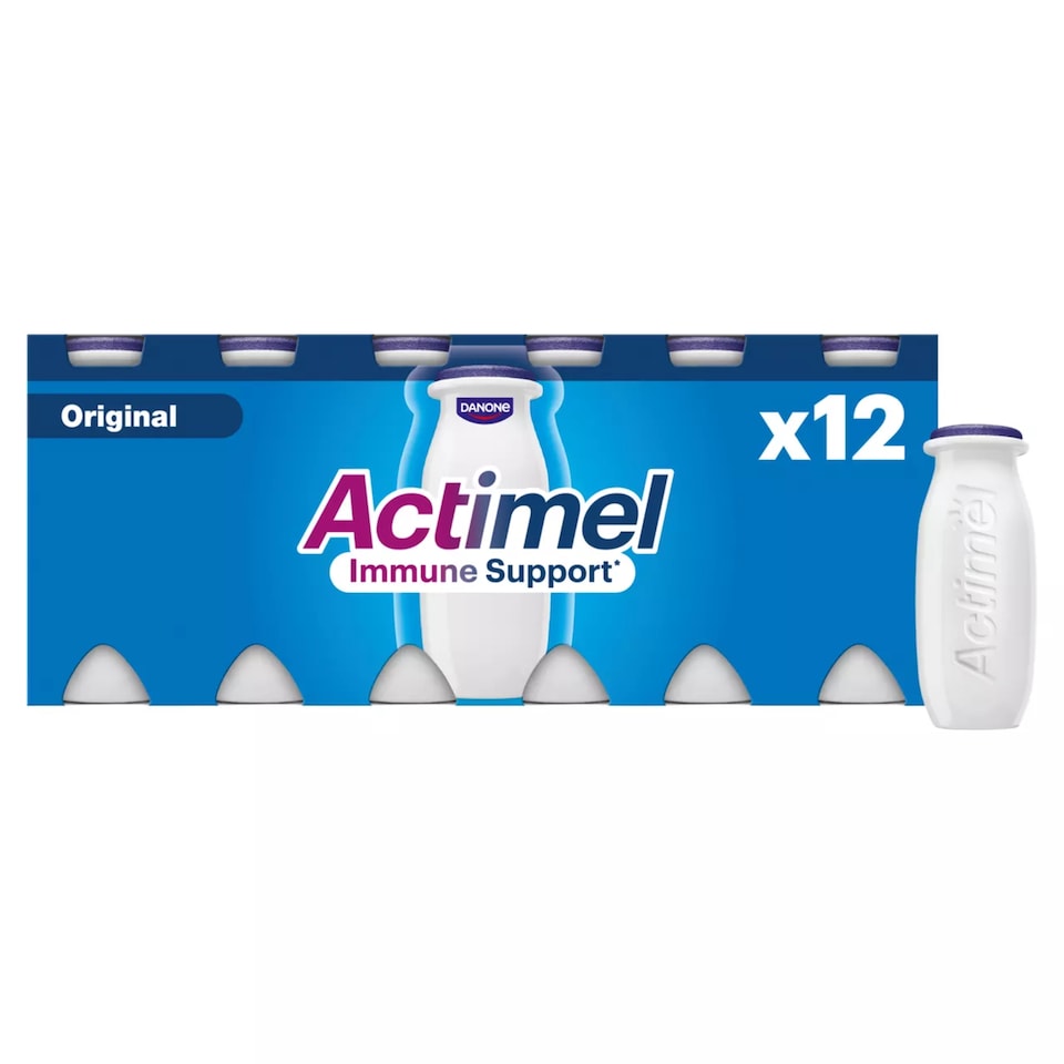 image 1 of Actimel Original Immunity Live Yoghurt Drink Multipack 12x100g